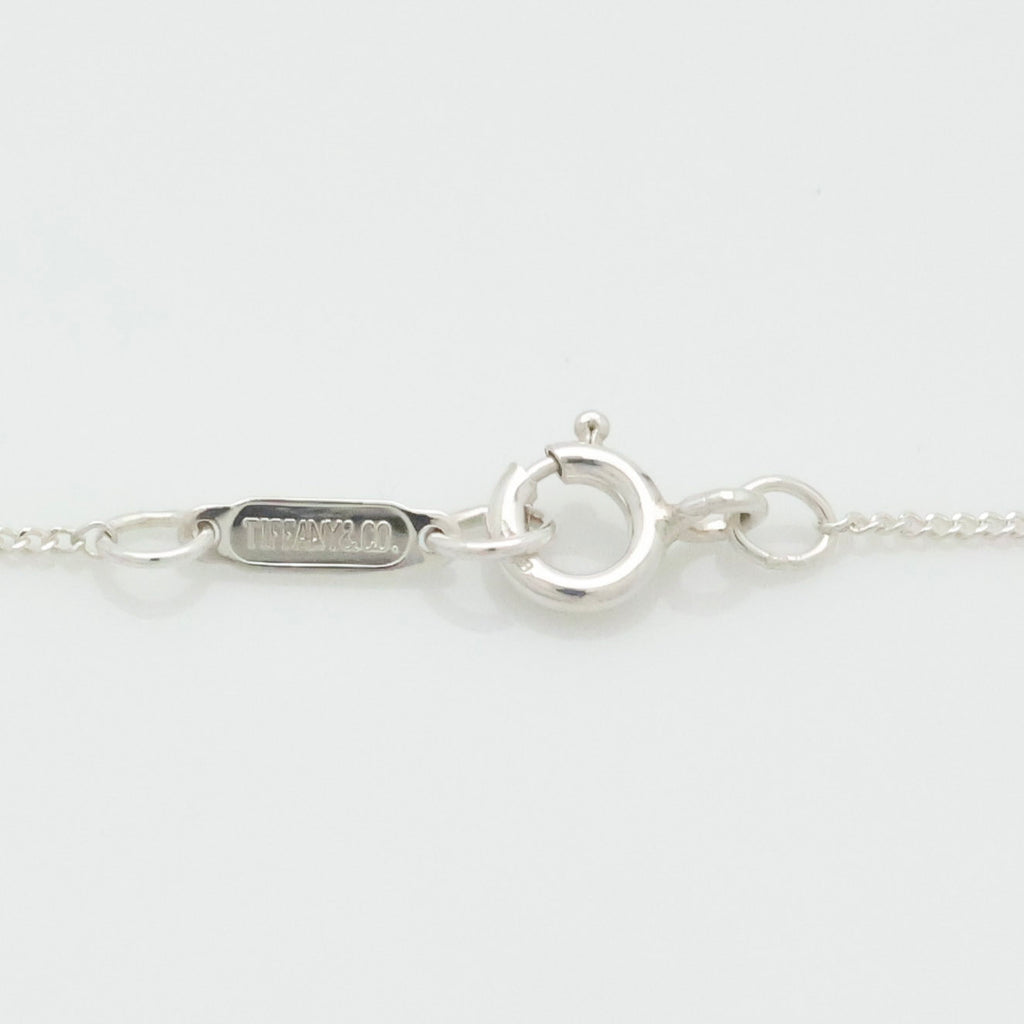 TIFFANY&Co. ハート リボン コンビ ネックレス AG925 AU750