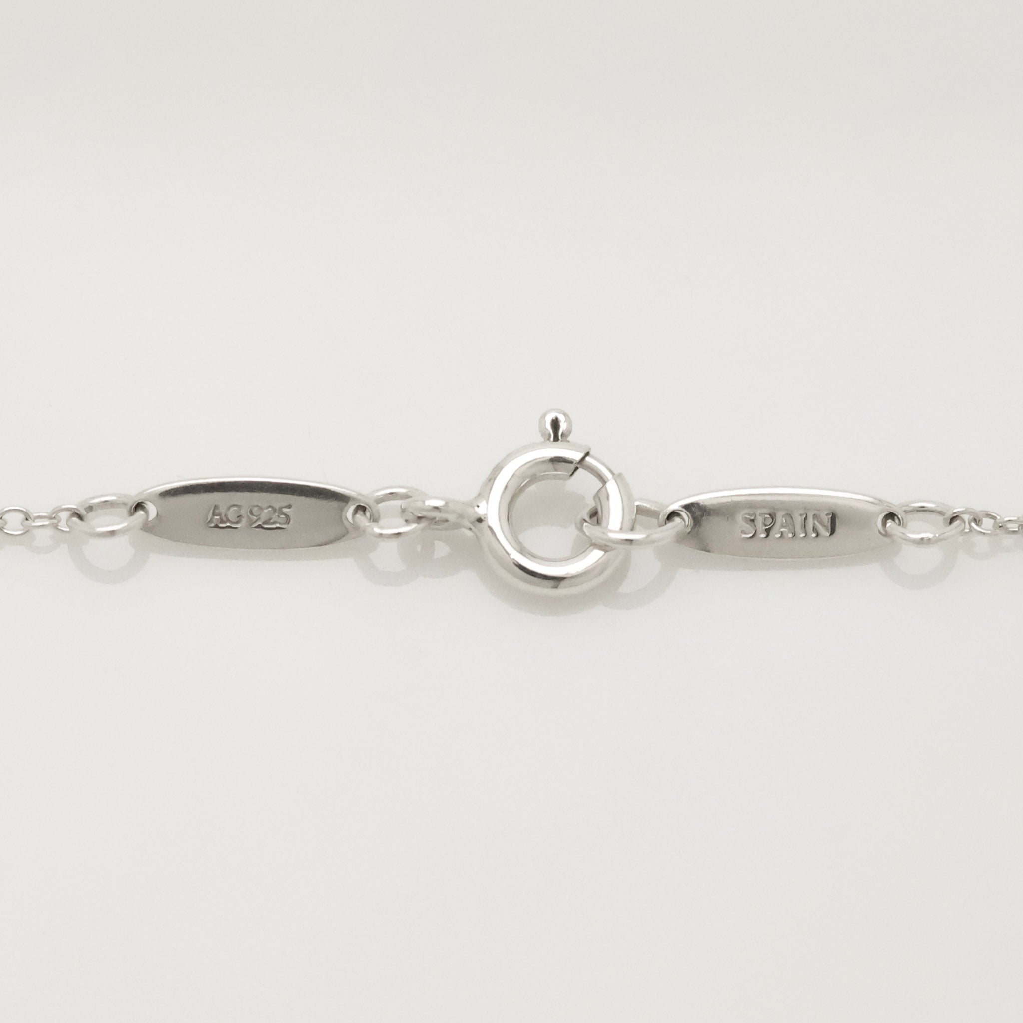 Tiffany & Co. Open Heart Pendant Necklace Sterling Silver 925