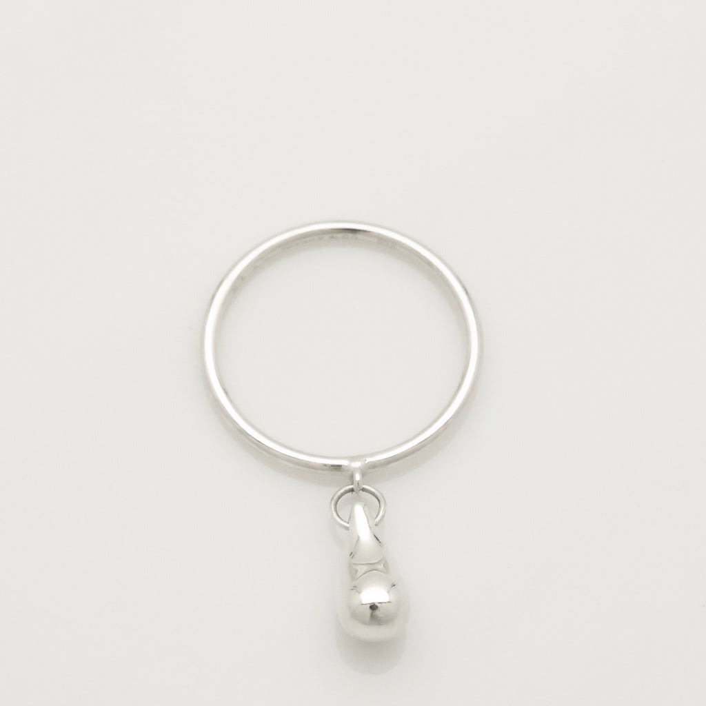 TIFFANY&Co. ティアドロップ エルサペレッティ ドロップ リング 10 号 AG925