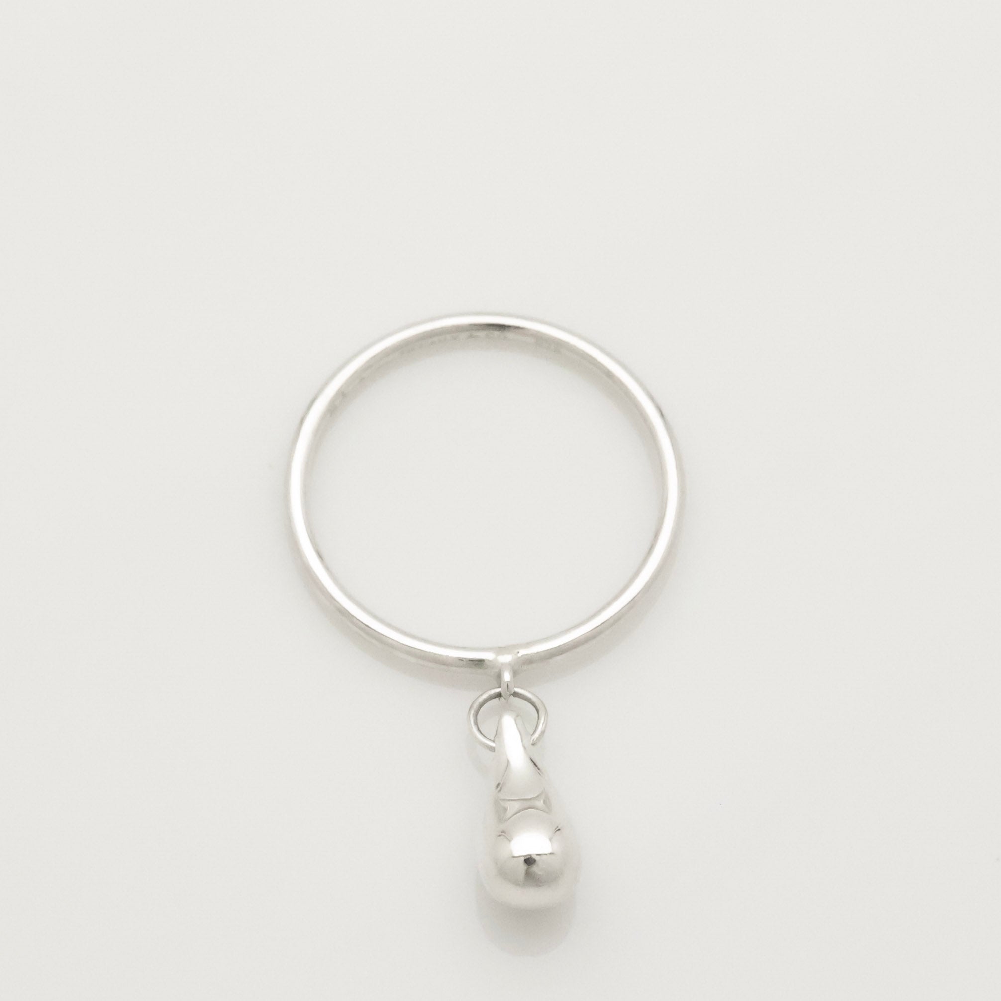 TIFFANY&Co. ティアドロップ エルサペレッティ ドロップ リング 10 号 AG925