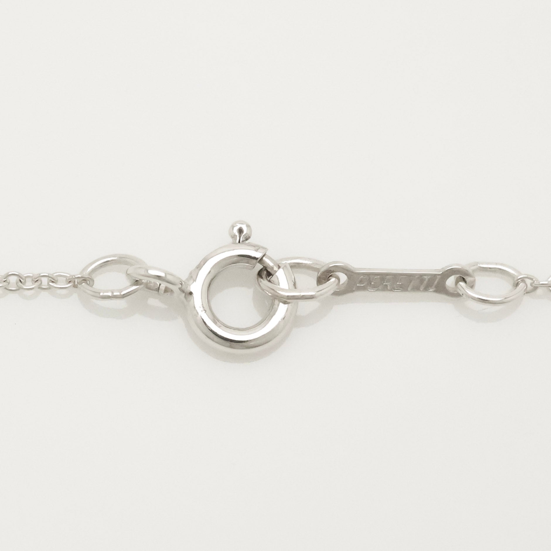 Tiffany & Co. Double Loop Necklace Pendant   Sterling Silver  925