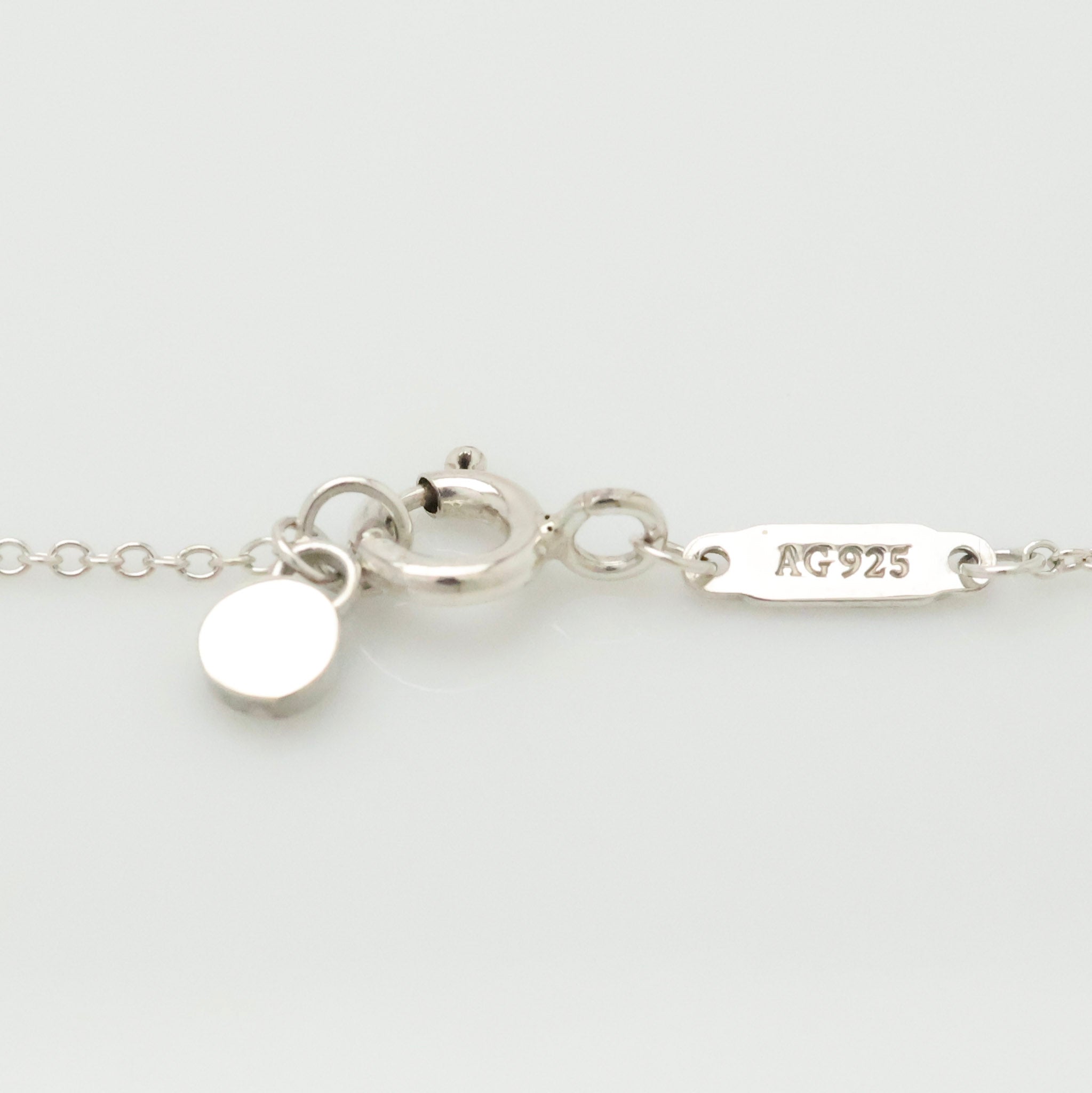 Tiffany & Co. Return to Round Necklace Rubedo & Sterling Silver 925 