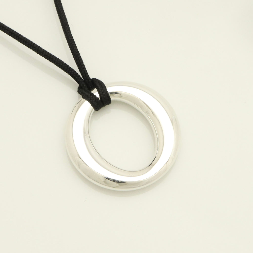  Tiffany & Co. Seviana Silk Cord Necklace Sterling Silver 925