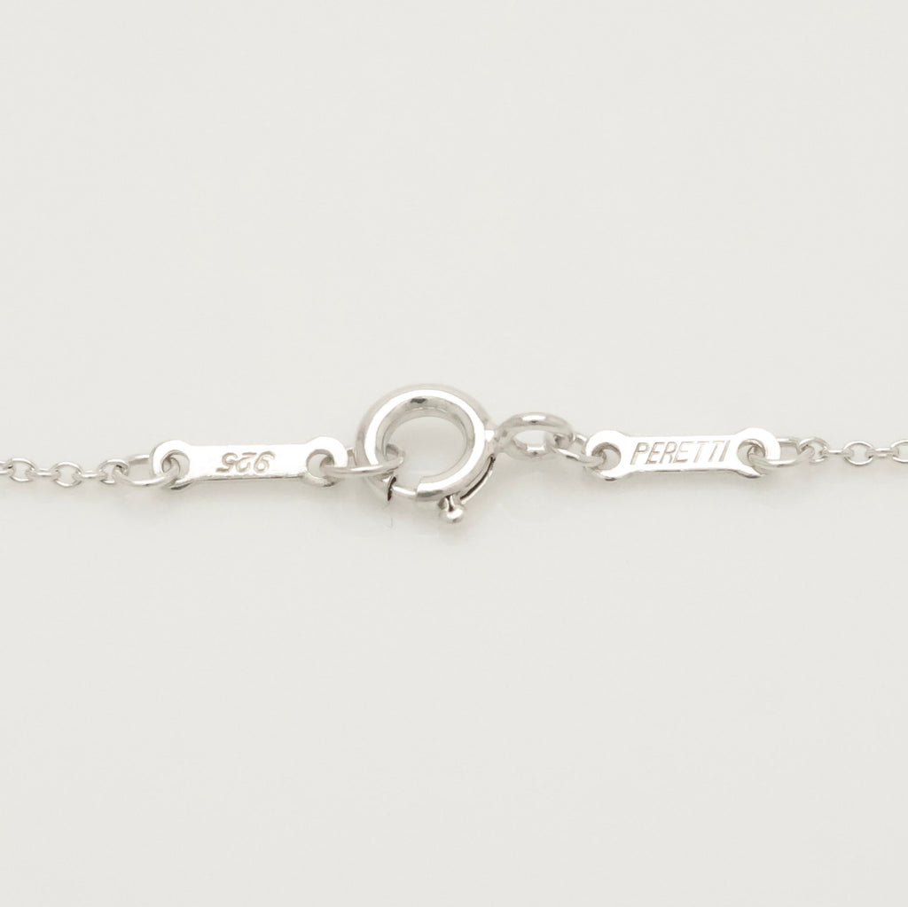Tiffany & Co. Round Circle Disc Necklace Pendant  Sterling Silver  925