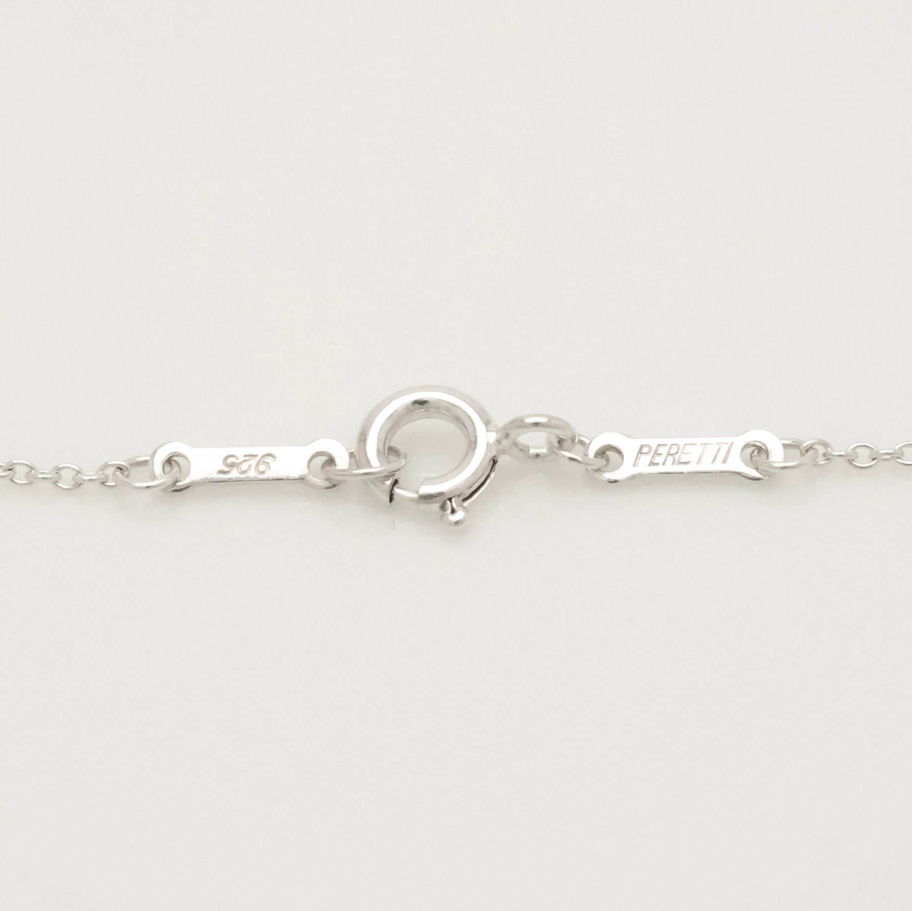 Tiffany & Co. Round Circle Disc Necklace Pendant  Sterling Silver  925