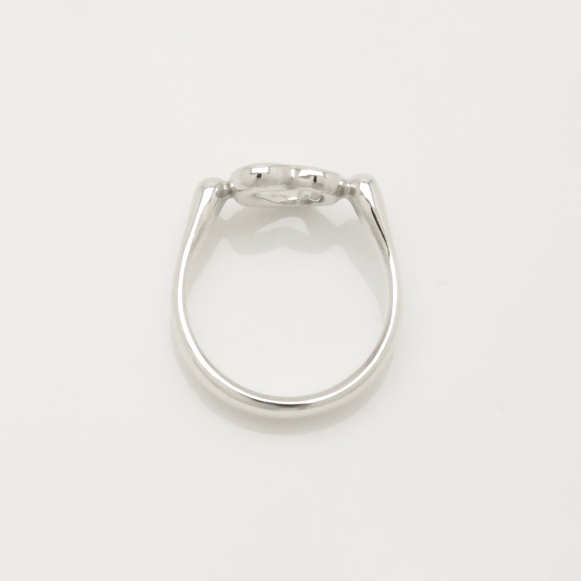 Tiffany & Co. Elsa Peretti Open Heart Ring Sterling Silver 925