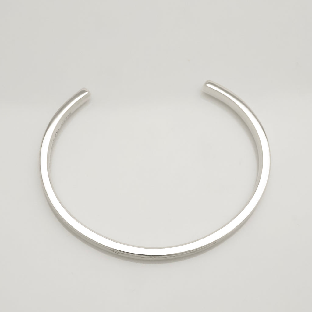 Tiffany & Co. Interlocking Double Loop Bangle Bracelet Sterling Silver 925