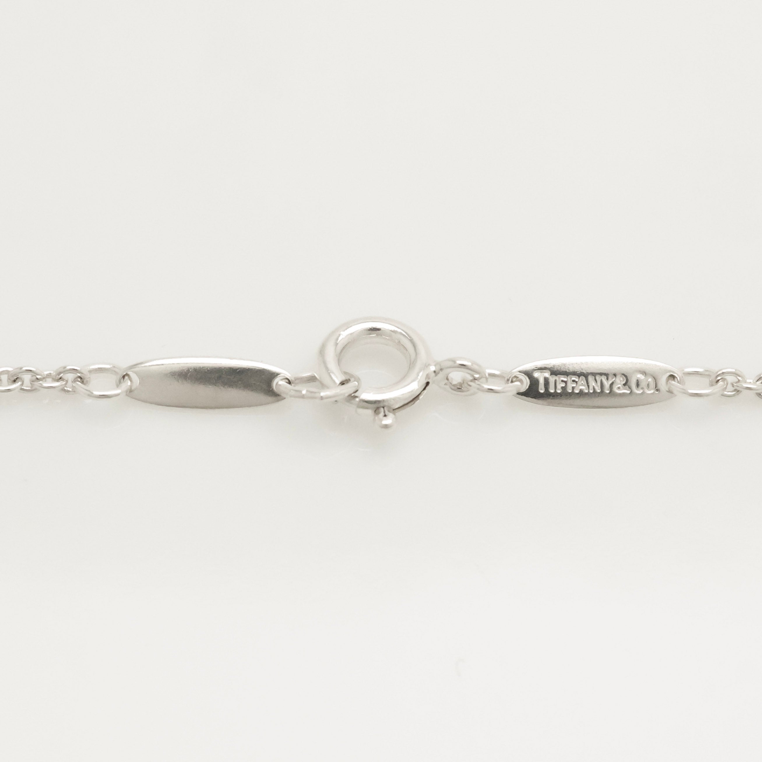 TIFFANY&Co. ノーツ レター S イニシャル  ネックレス AG925