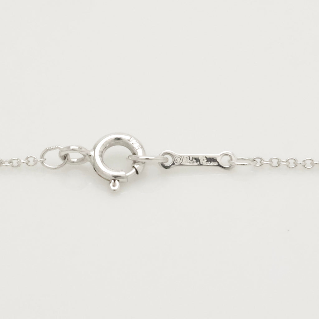 TIFFANY&Co.キス クロス 1P ダイヤモンド ネックレス AG925