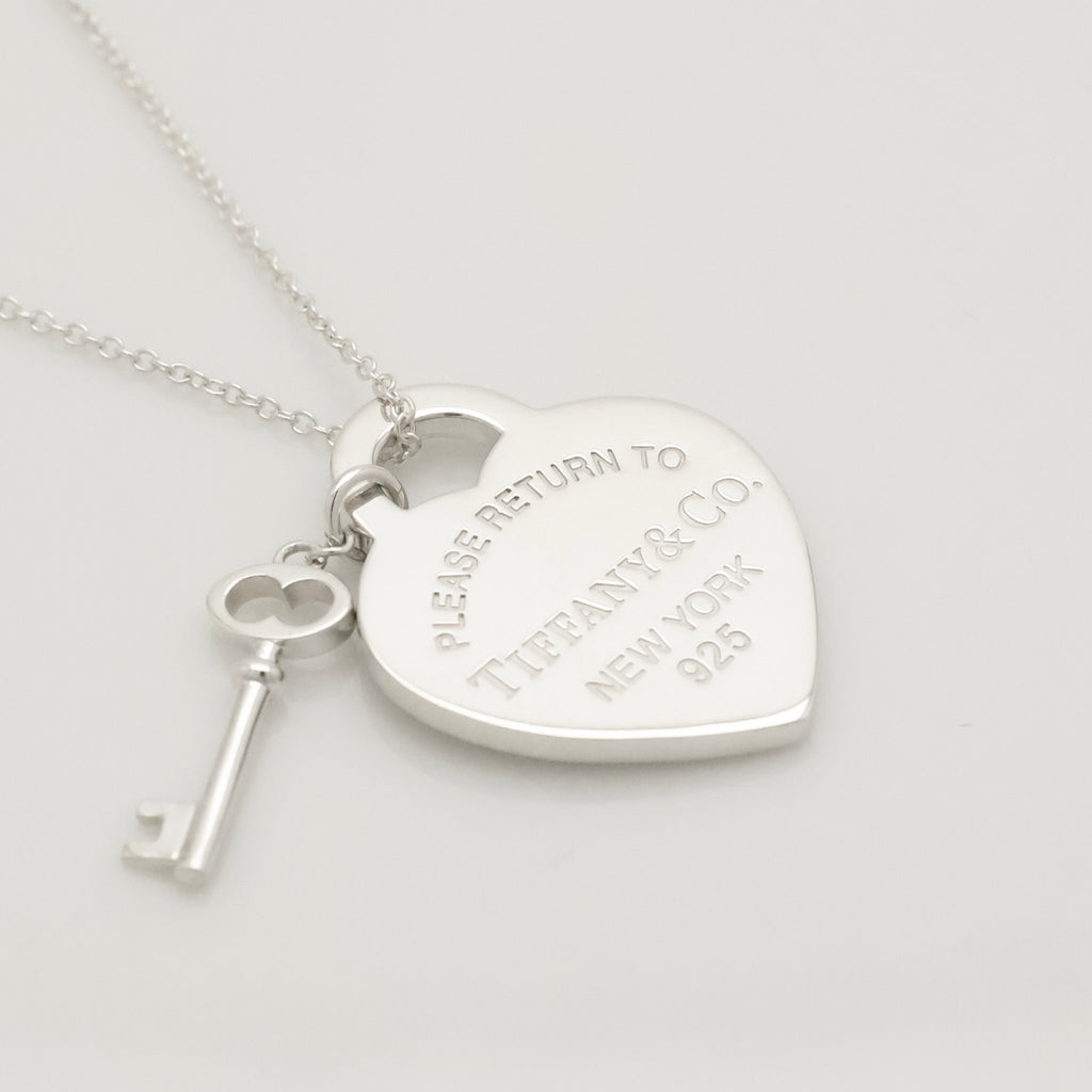 TIFFANY&Co. リターントゥ ティファニー ハート タグ キー ネックレス AG925
