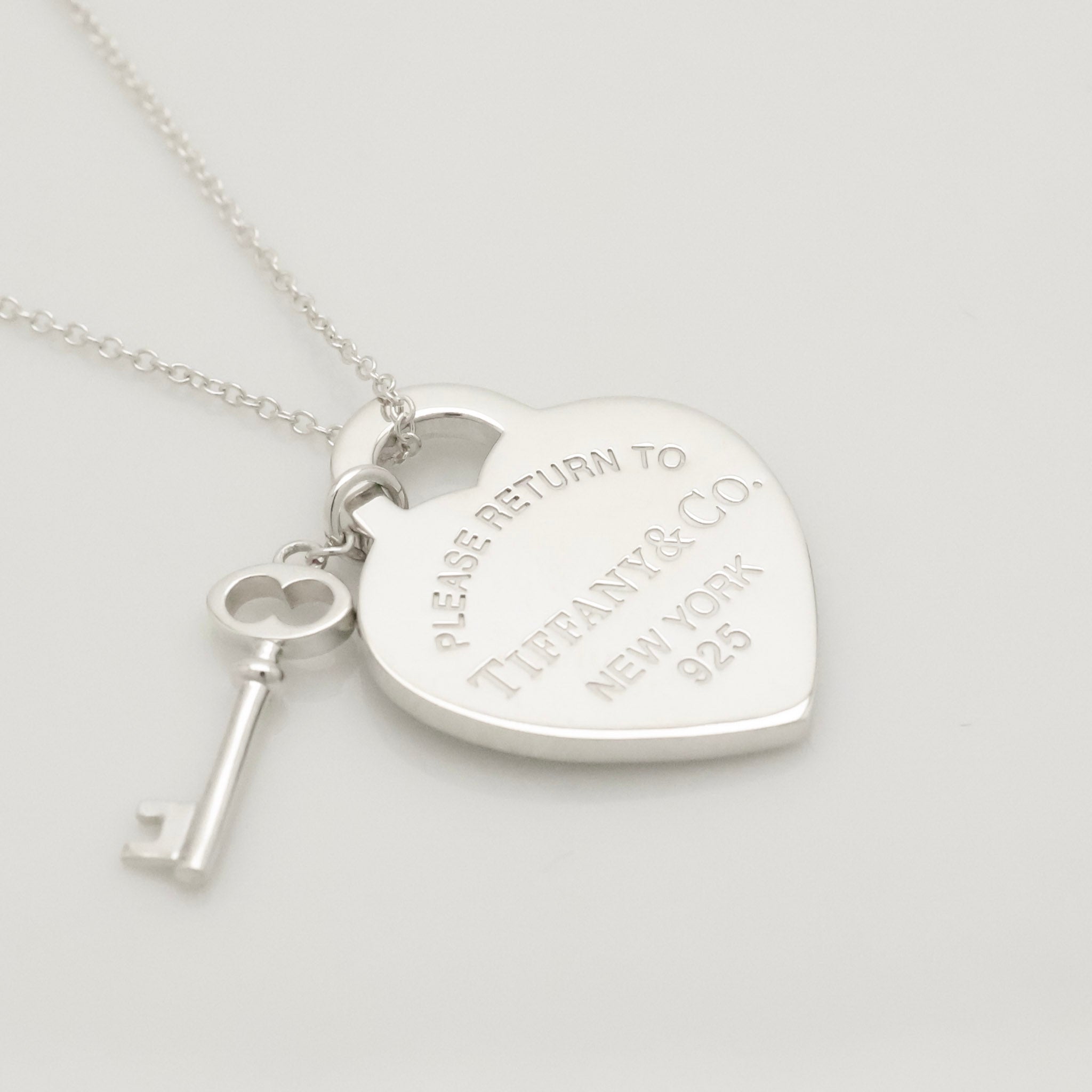 TIFFANY&Co. リターントゥ ティファニー ハート タグ キー ネックレス AG925
