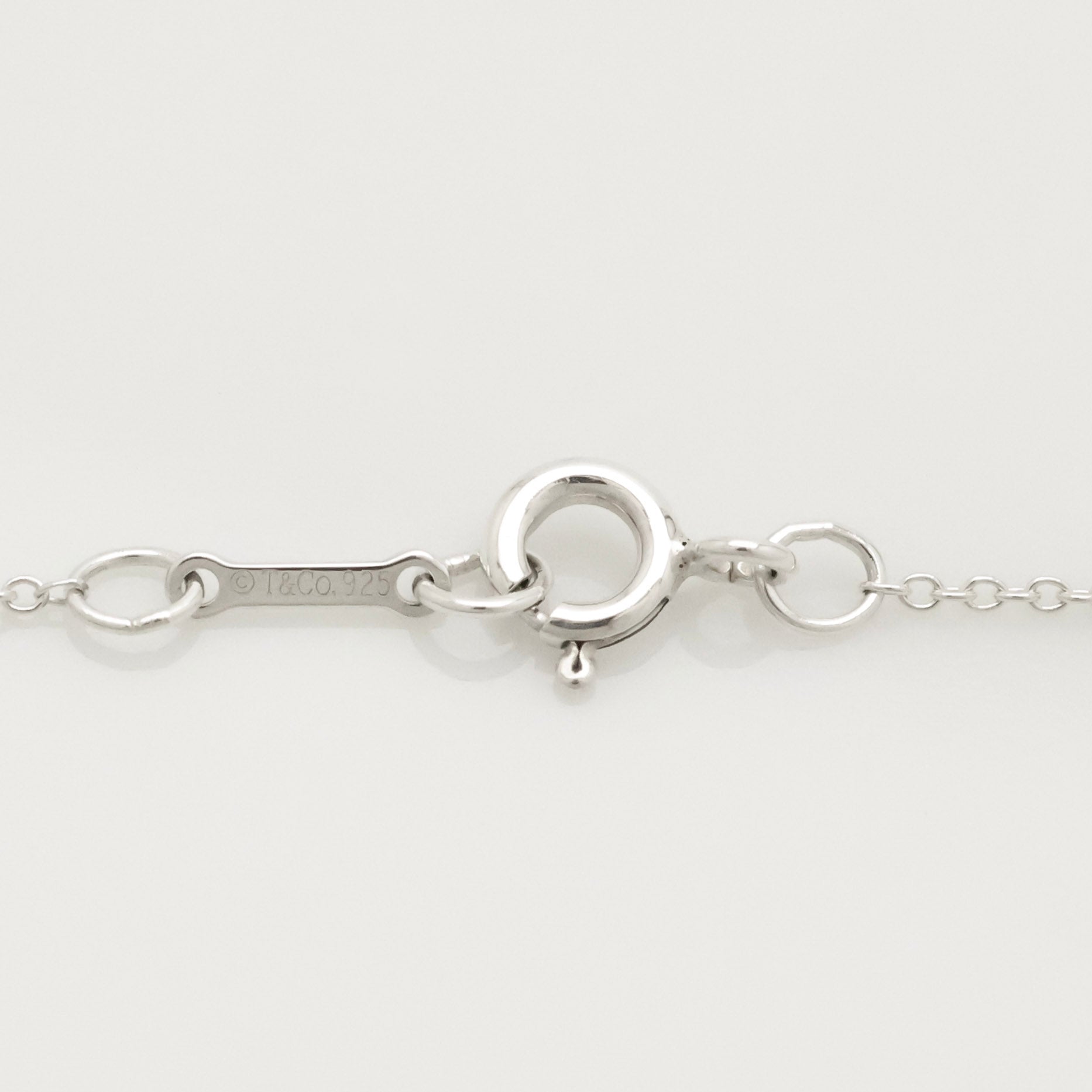 TIFFANY&Co. キス バー パロマピカソ 1P ダイヤモンド ネックレス AG925