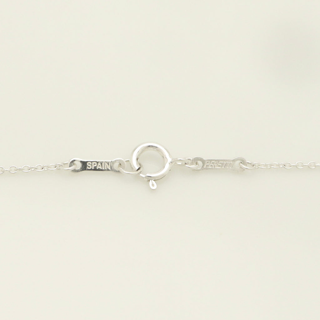 Tiffany & Co. Open Heart Pendant Necklace Sterling Silver 925