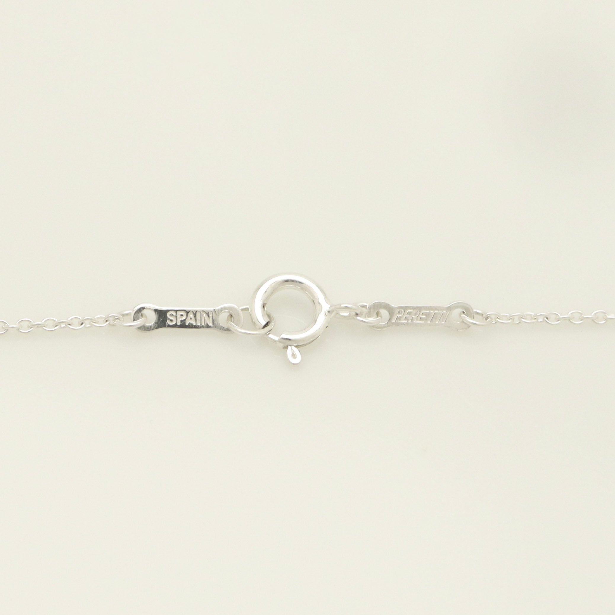 Tiffany & Co. Open Heart Pendant Necklace Sterling Silver 925