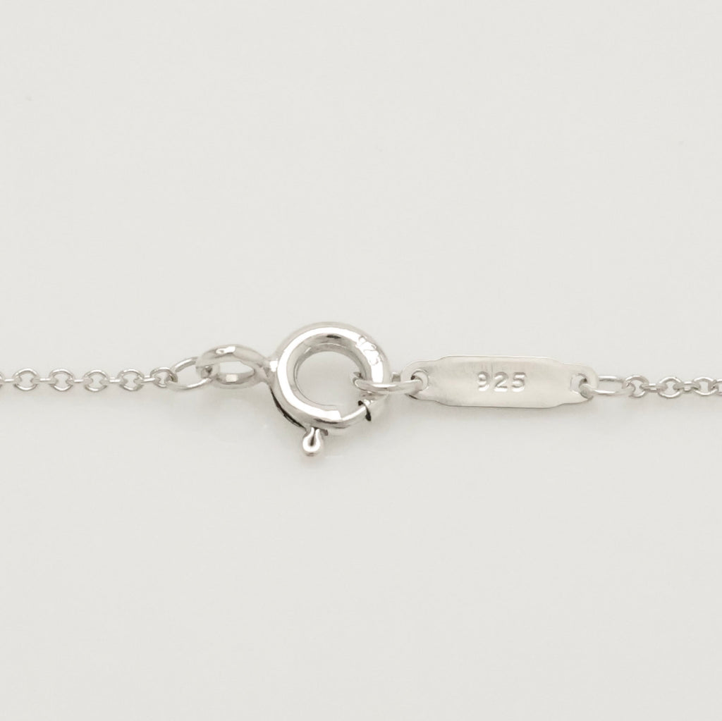 Tiffany & Co. Notes I LOVE YOU Heart Pendant Necklace Sterling Silver 925