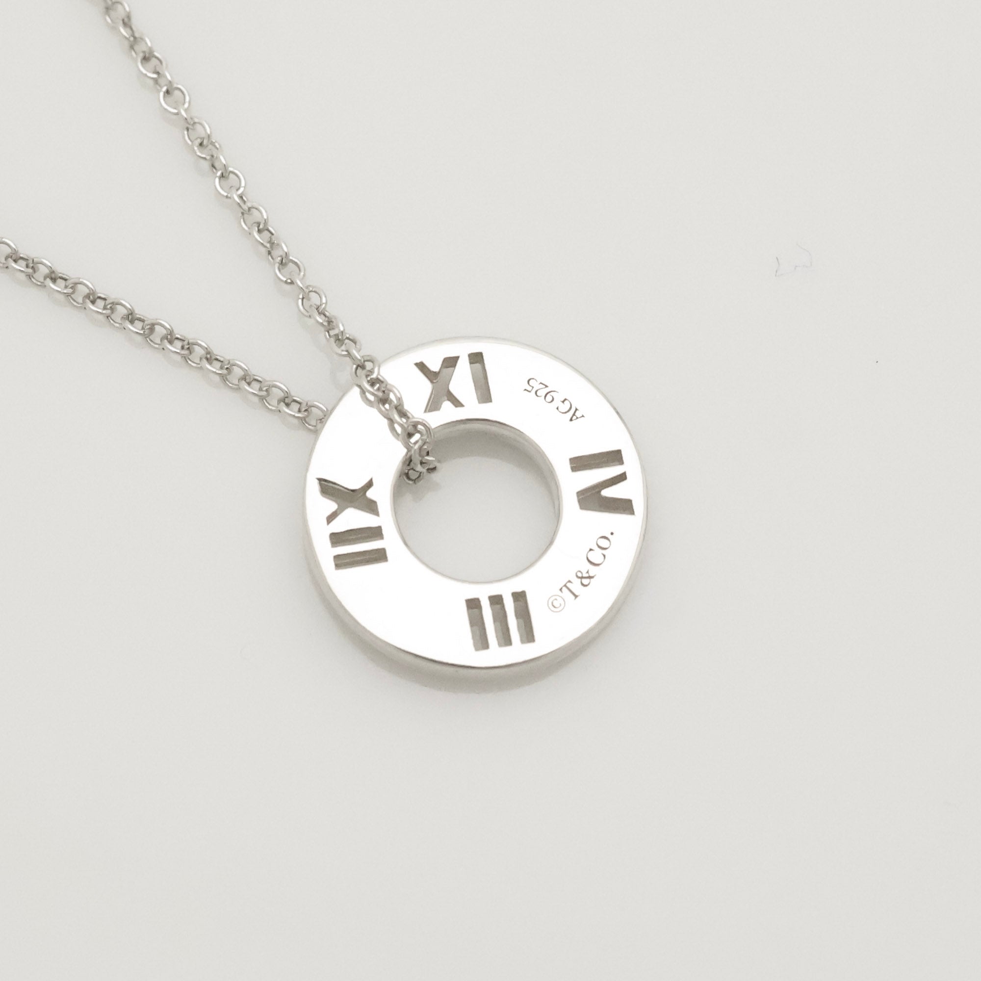 TIFFANY&Co. アトラス ピアスド サークル ネックレス AG925