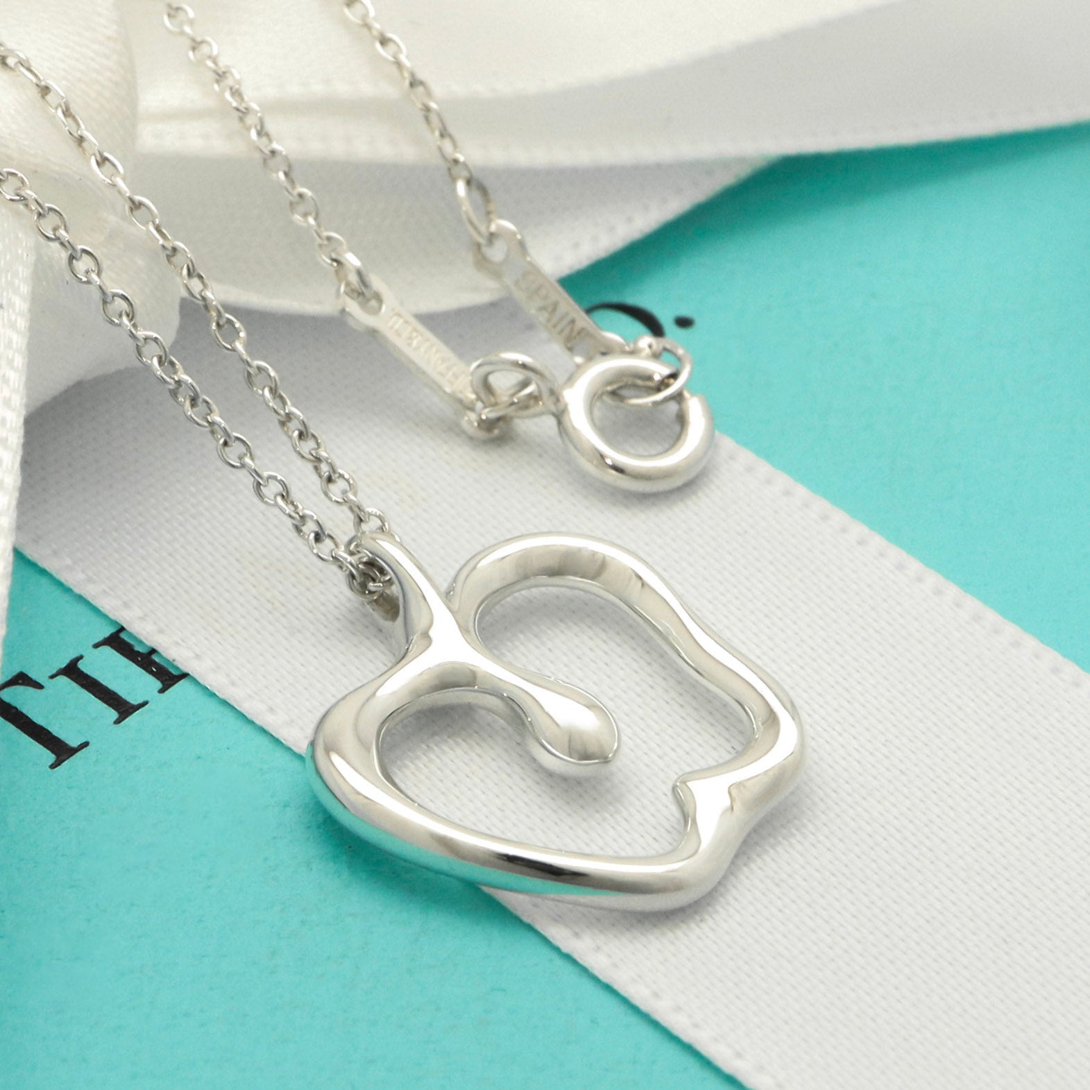 Tiffany & Co. Peretti Apple Necklace Pendant  Sterling Silver 925 