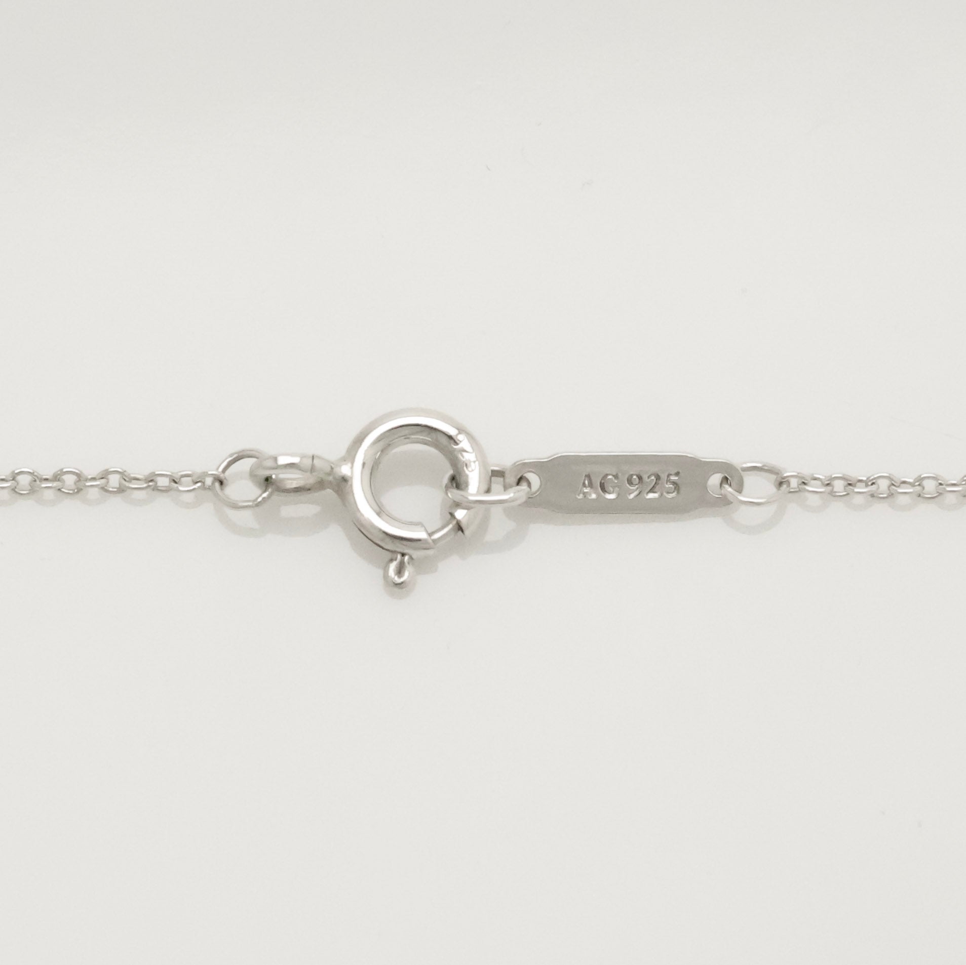  Tiffany & Co. Return to Mini Heart Lock Padlock Necklace  Sterling Silver 925