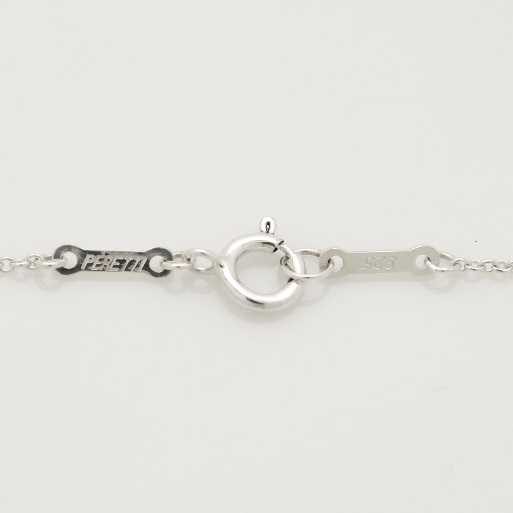 TIFFANY&Co. オープン ティアドロップ エルサペレッティ ネックレス AG925