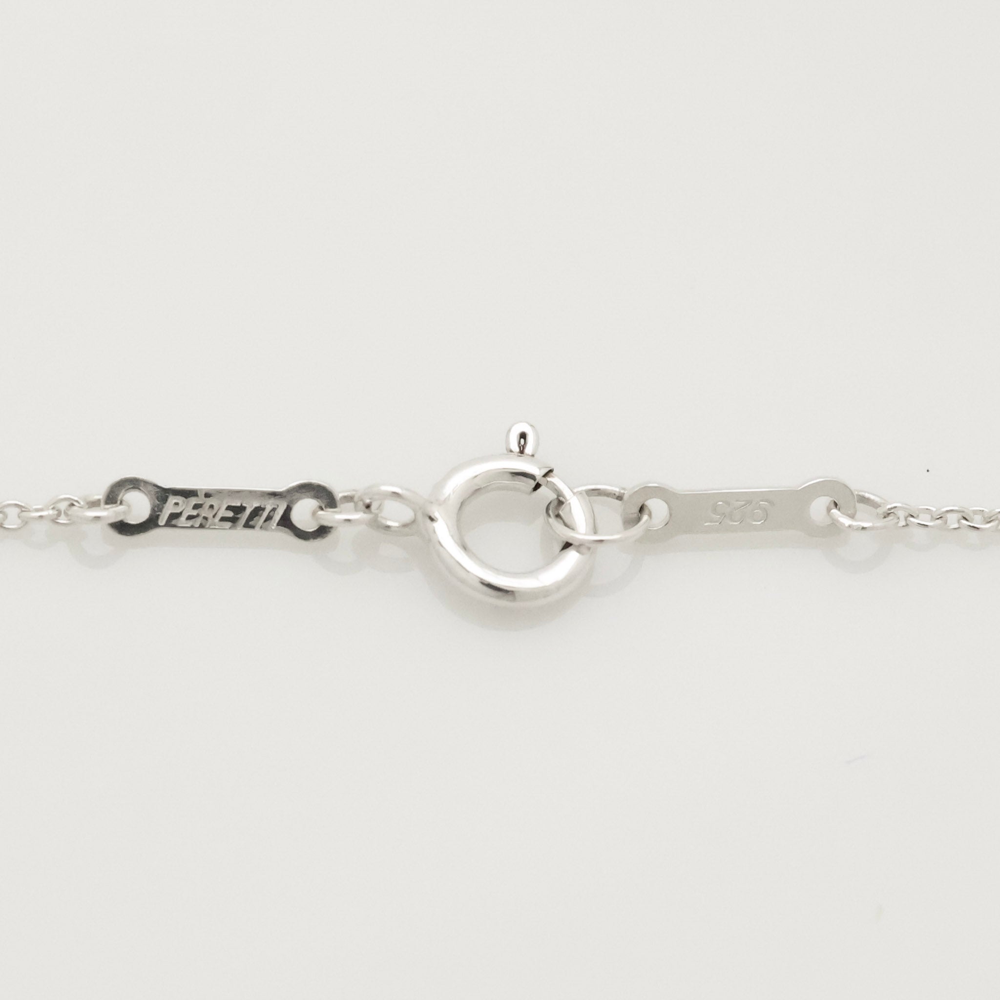 TIFFANY&Co. オープン ティアドロップ エルサペレッティ ネックレス AG925