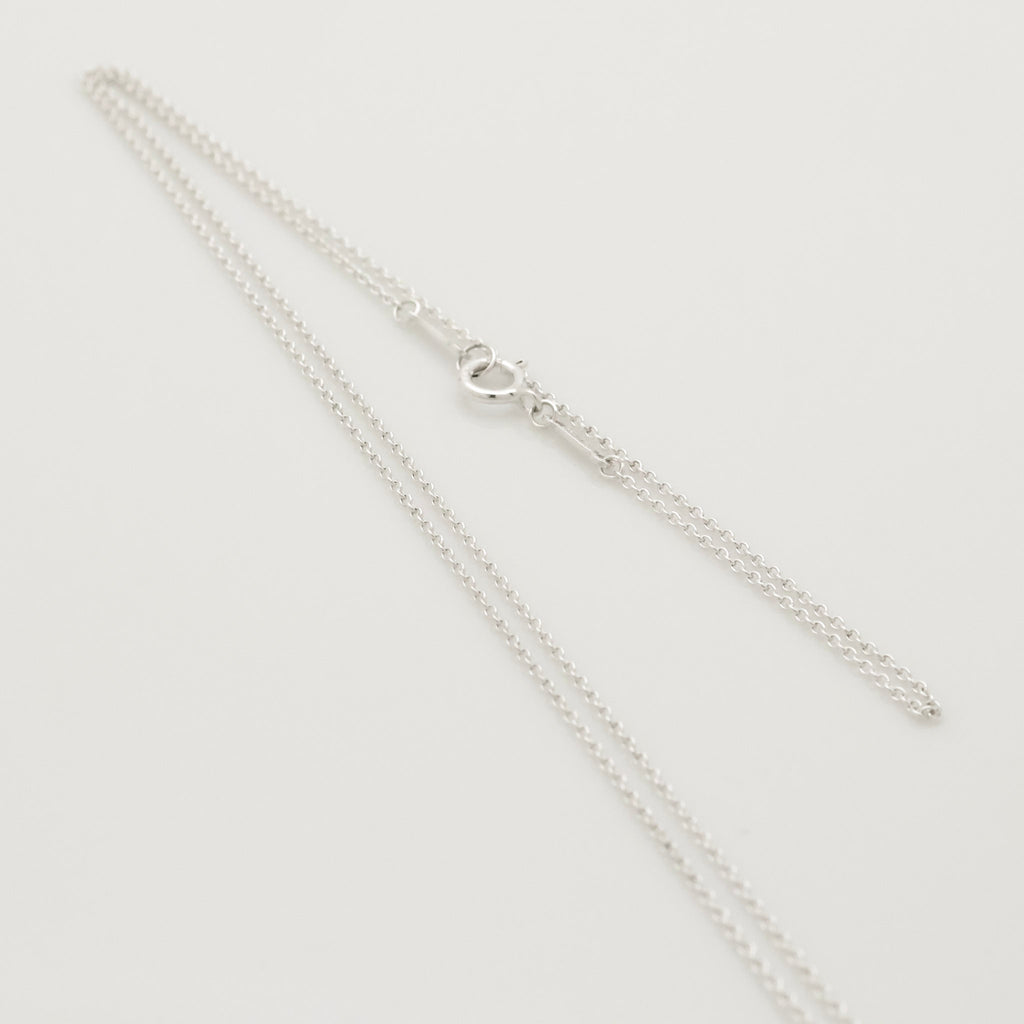 TIFFANY&Co. オープン ティアドロップ エルサペレッティ ネックレス AG925