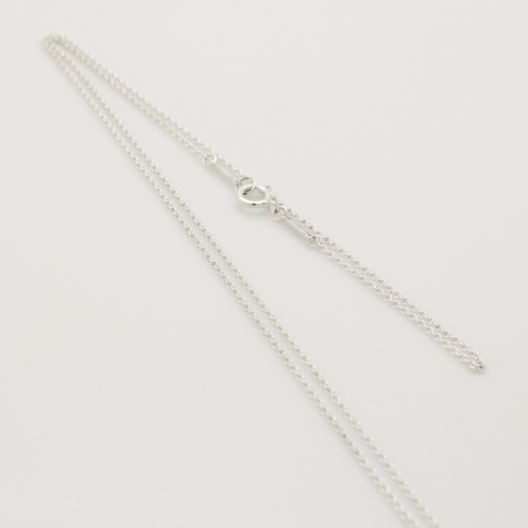 TIFFANY&Co. オープン ティアドロップ エルサペレッティ ネックレス AG925