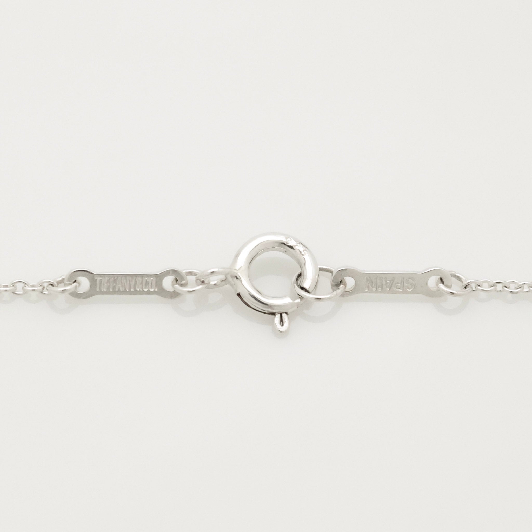 TIFFANY&Co. オープン ティアドロップ エルサペレッティ ネックレス AG925