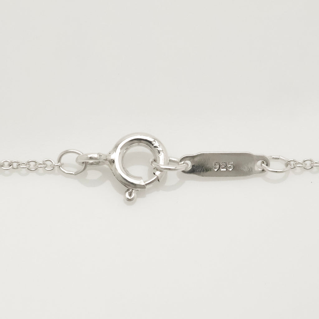 Tiffany & Co. Round Circle Pendant Necklace Sterling Silver 925