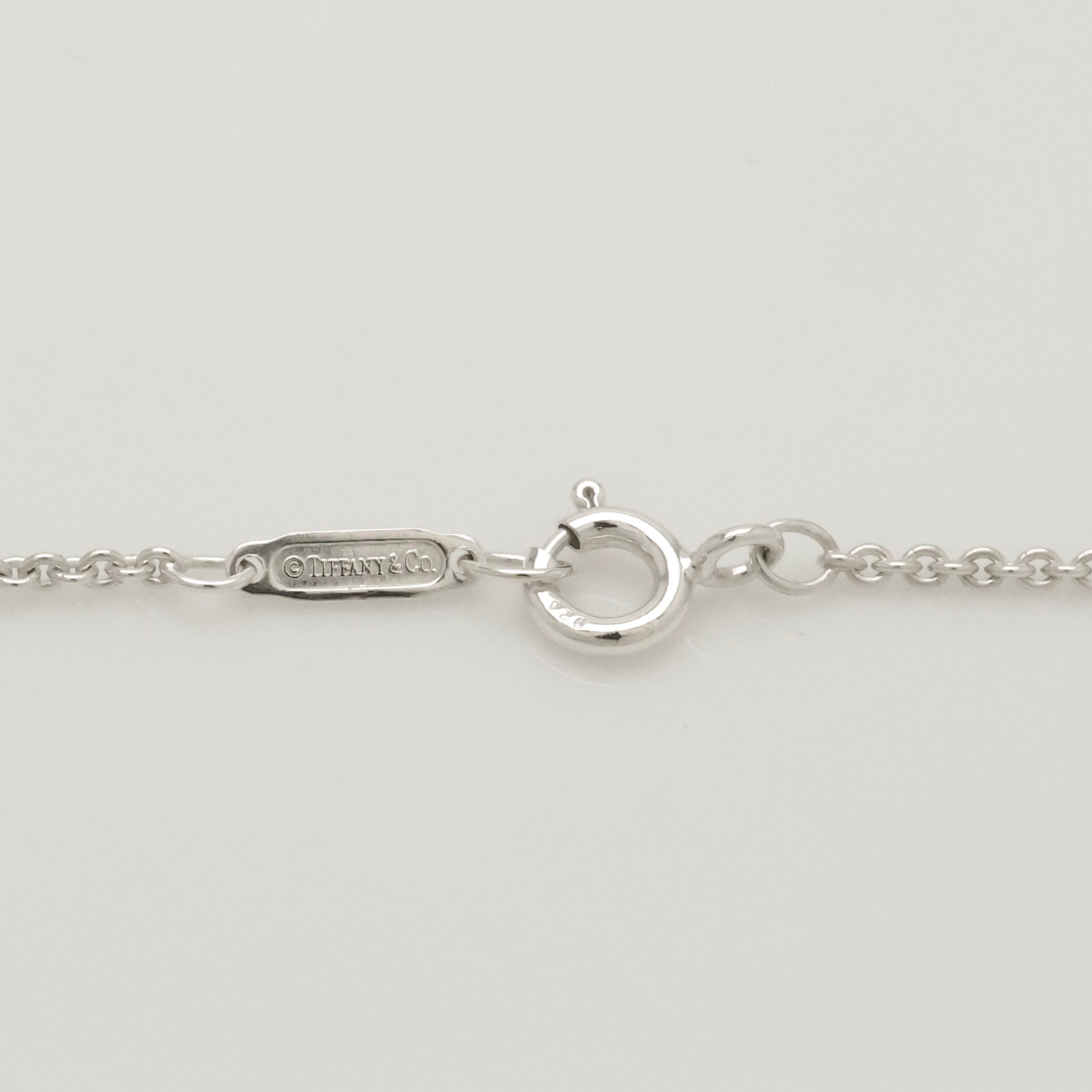 Tiffany & Co. 1837 Triple 3 Circle Pendant Necklace Sterling Silver 925