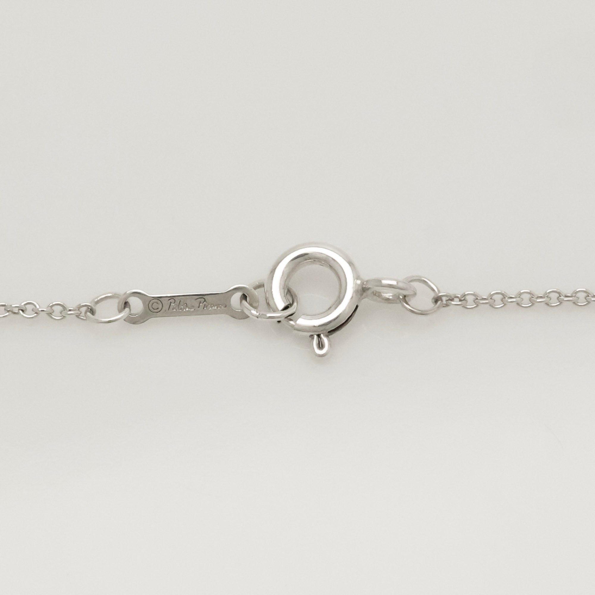 TIFFANY&Co. ダブル ラビング ハート 1P ピンクサファイア パロマピカソ ネックレス AG925