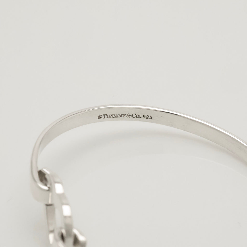 TIFFANY&Co. ハート リンク バングル ブレスレット AG925