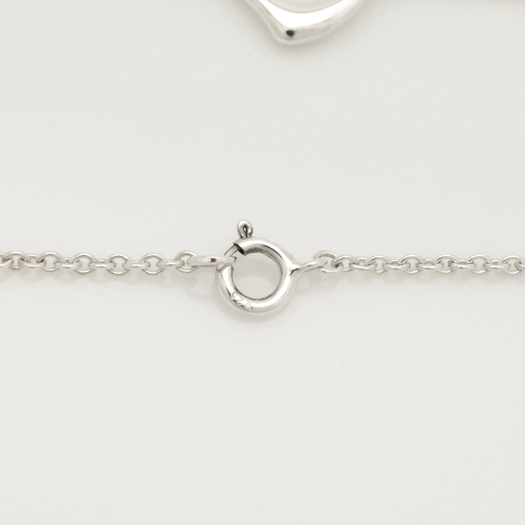 TIFFANY&Co. 3連 トリプル オープン ハート エルサペレッティ ブレスレット AG925