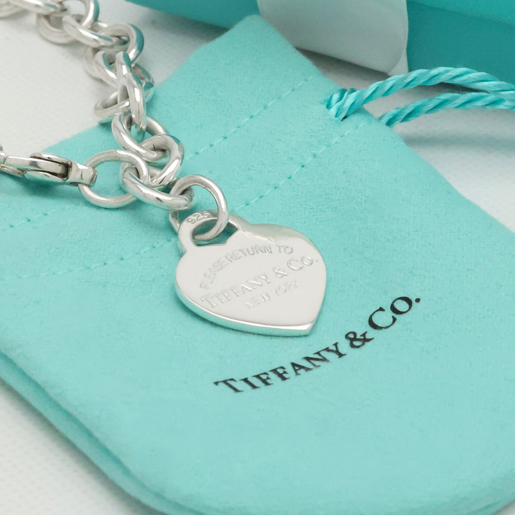 TIFFANY&Co. リターントゥ ティファニー ハート タグ チェーン ブレスレット AG925