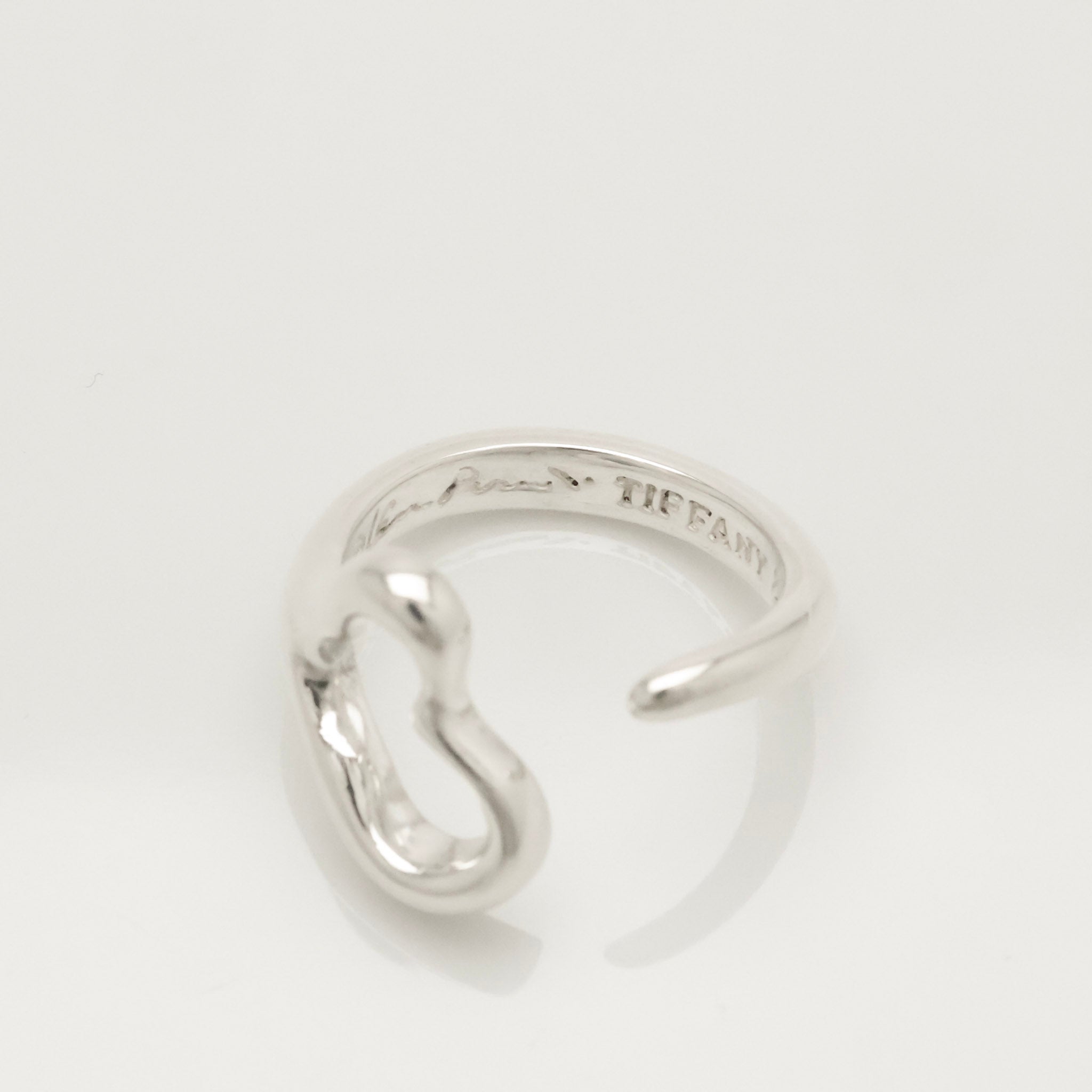 Tiffany & Co. Peretti Open Heart Ring Sterling Silver 925