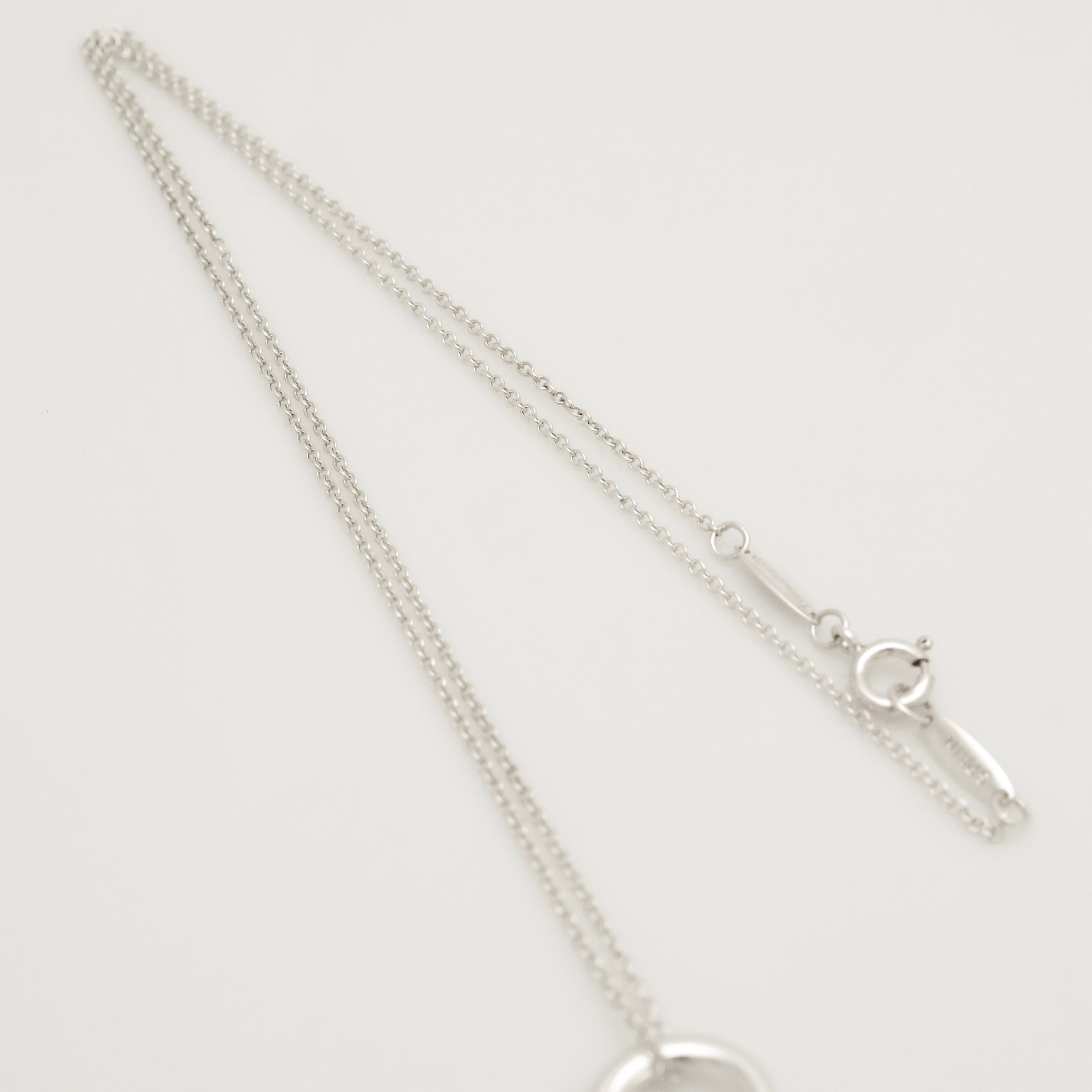 Tiffany & Co. MEDIUM Eternal Circle Necklace Sterling Silver 925 