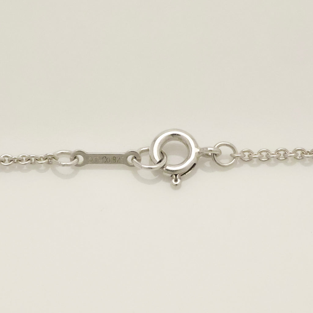 Tiffany & Co. Tenderness Cross Diamond Necklace Sterling Silver 925