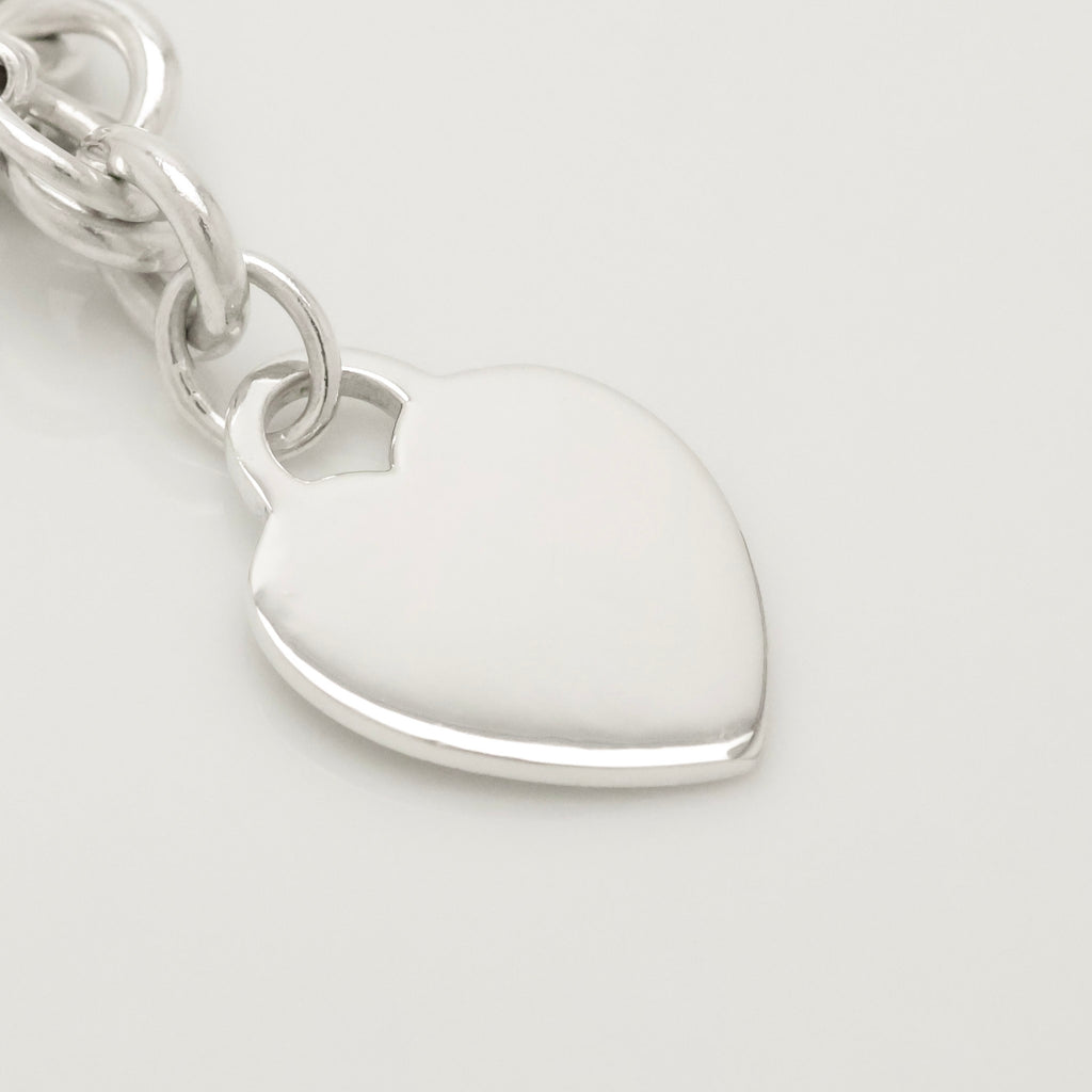 TIFFANY&Co. ハート タグ チェーン ブレスレット AG925