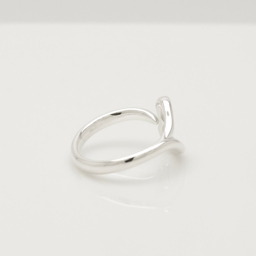 TIFFANY&Co. オープンハート エルサペレッティ リング 8 号 AG925