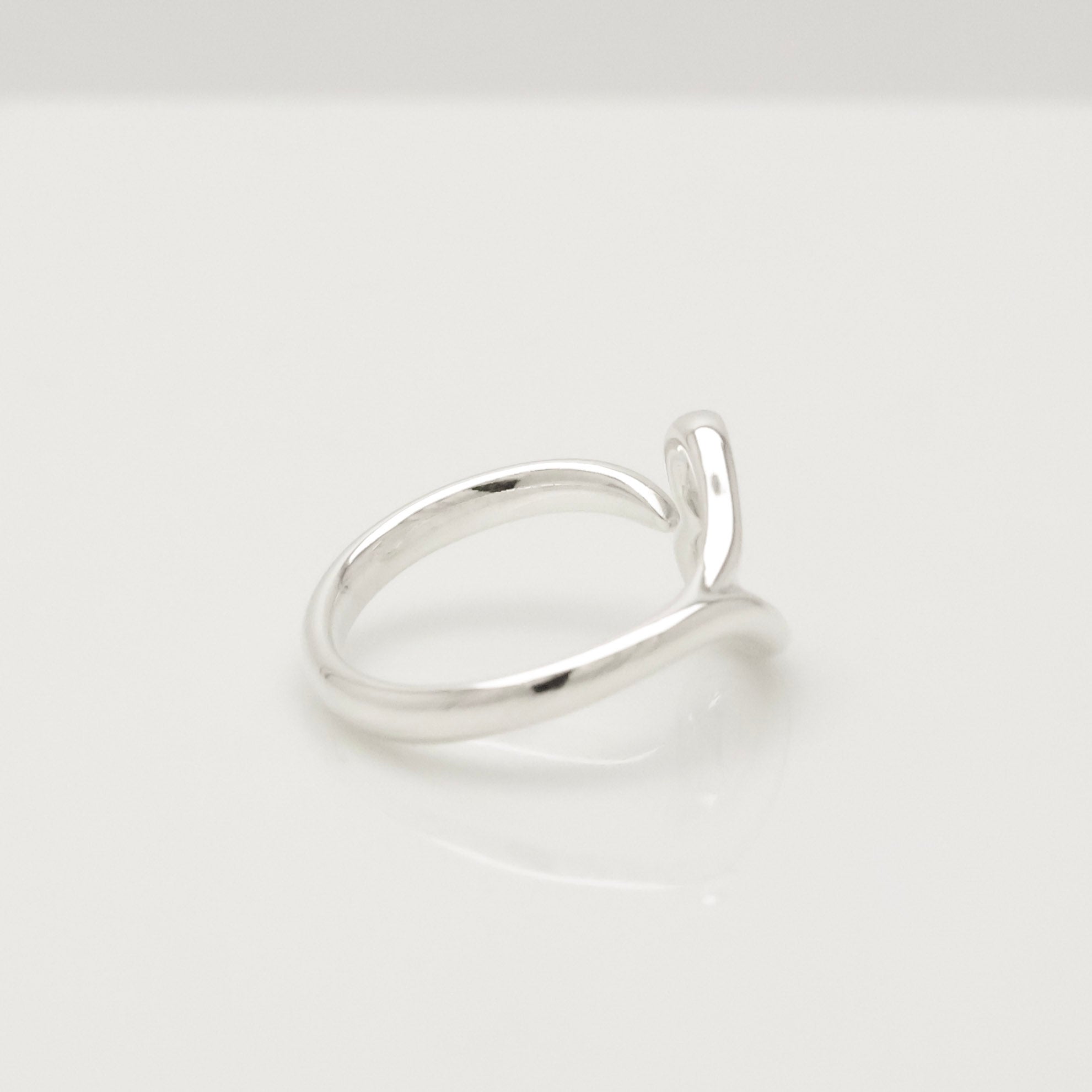 TIFFANY&Co. オープンハート エルサペレッティ リング 8 号 AG925