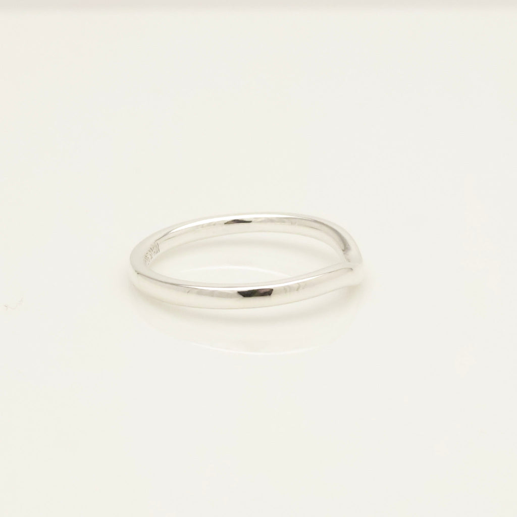 TIFFANY&Co. カーブド エルサペレッティ バンド リング 9 号 AG925