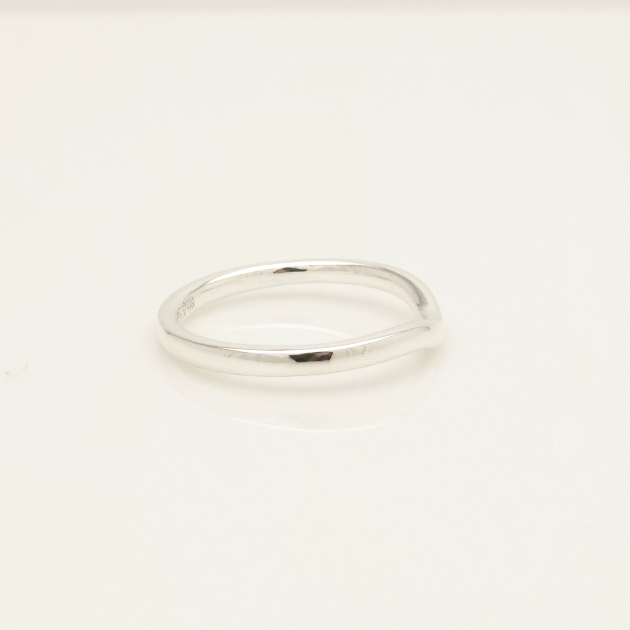 TIFFANY&Co. カーブド エルサペレッティ バンド リング 9 号 AG925