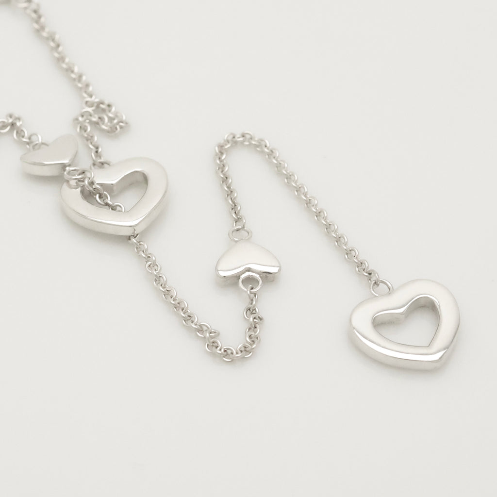 TIFFANY&Co. ハート リンク ラリアット ネックレス AG925