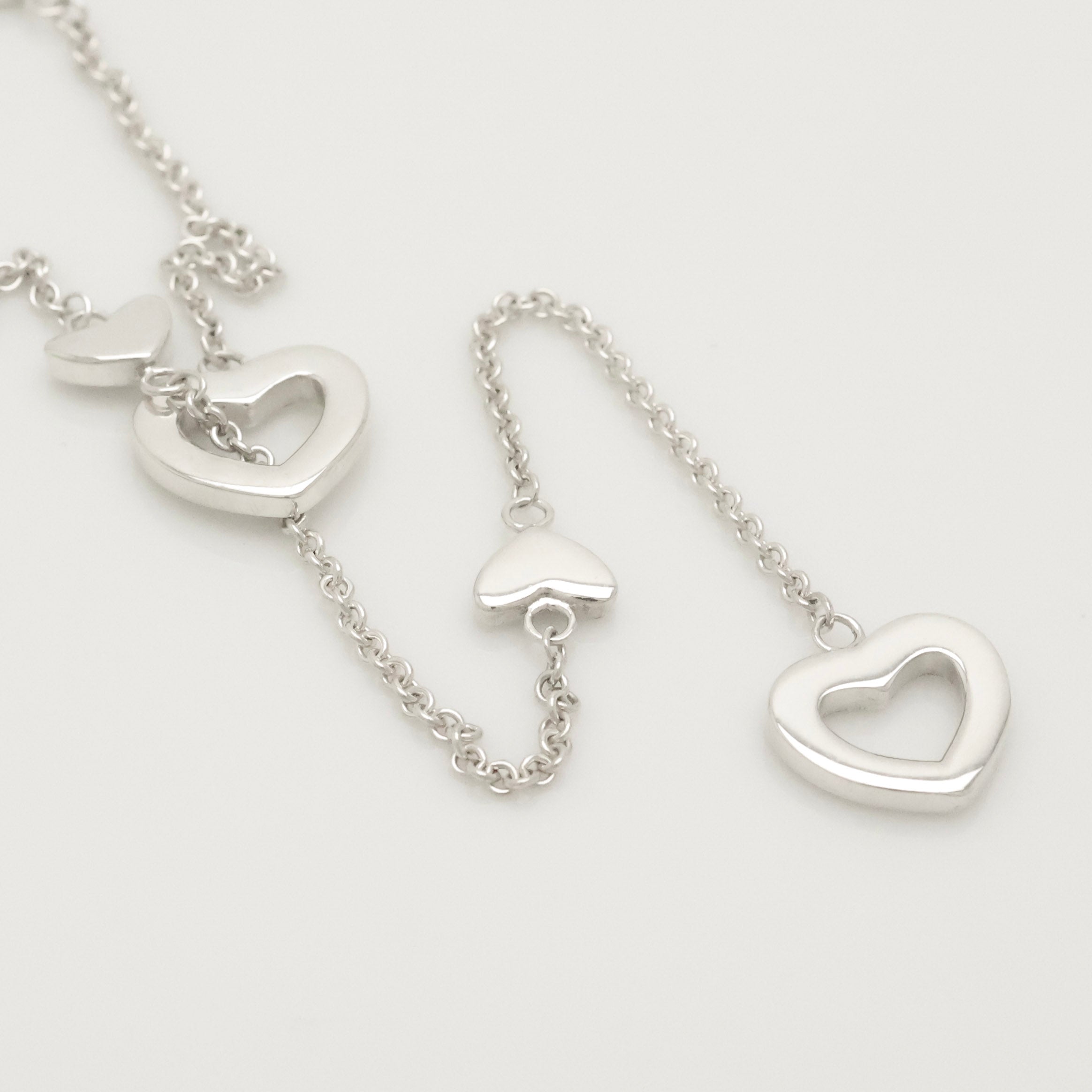 TIFFANY&Co. ハート リンク ラリアット ネックレス AG925