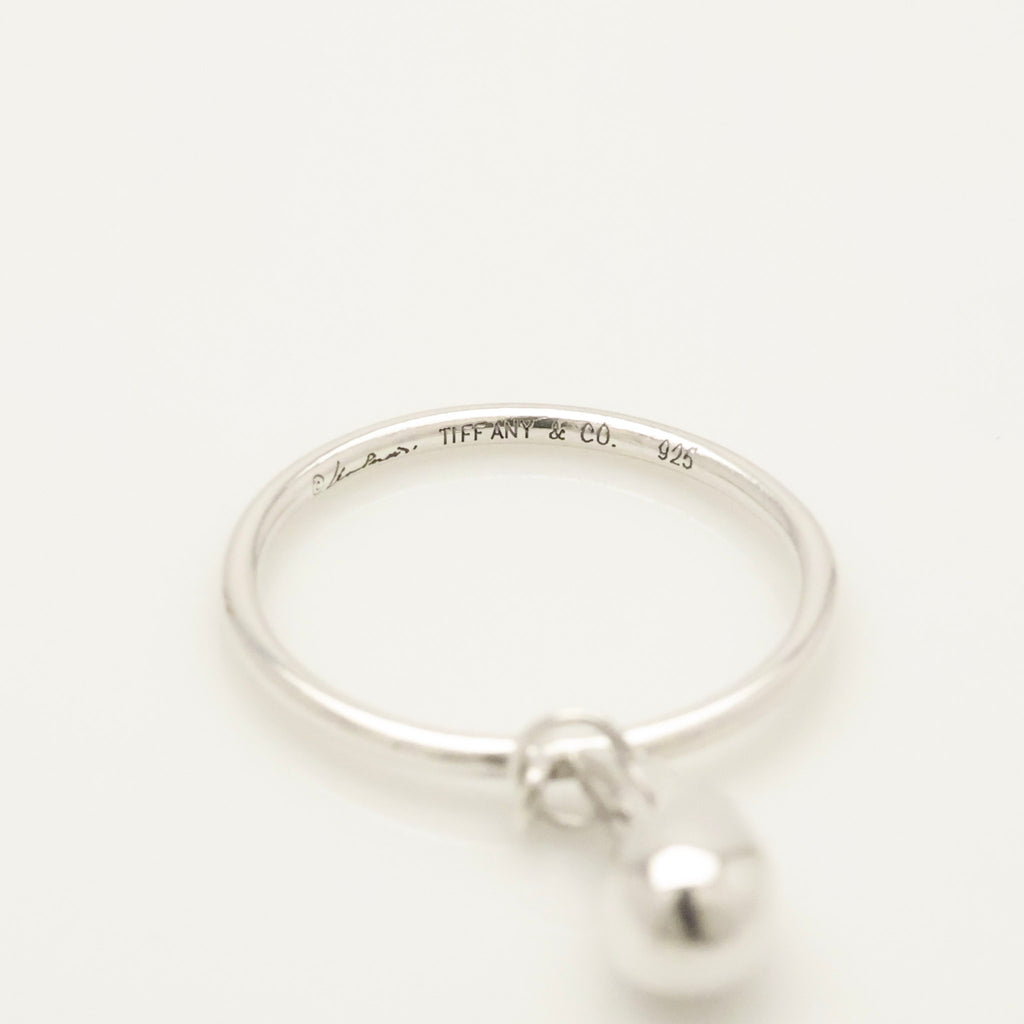 TIFFANY&Co. ティアドロップ エルサペレッティ ドロップ リング 8 号 AG925