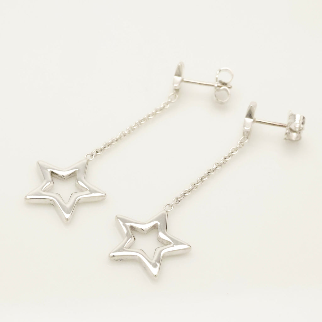 TIFFANY&Co. スター リンク ドロップ スタッド ピアス AG925