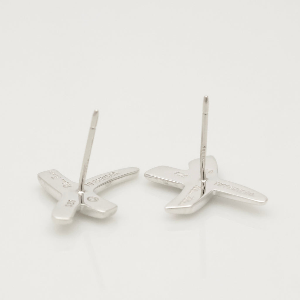 TIFFANY&Co. キス クロス パロマピカソ スタッド ピアス AG925