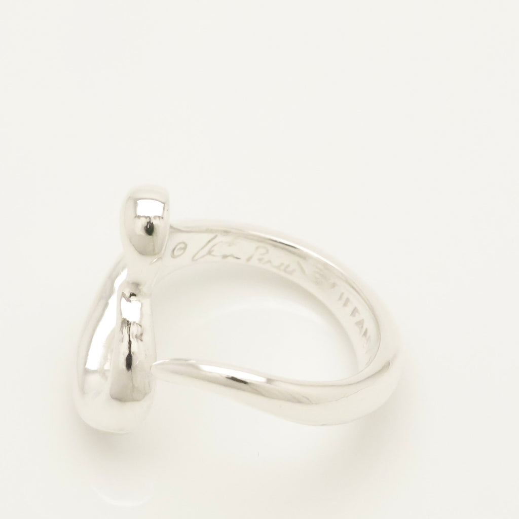 TIFFANY&Co. オープンハート エルサペレッティ リング 7 号 AG92