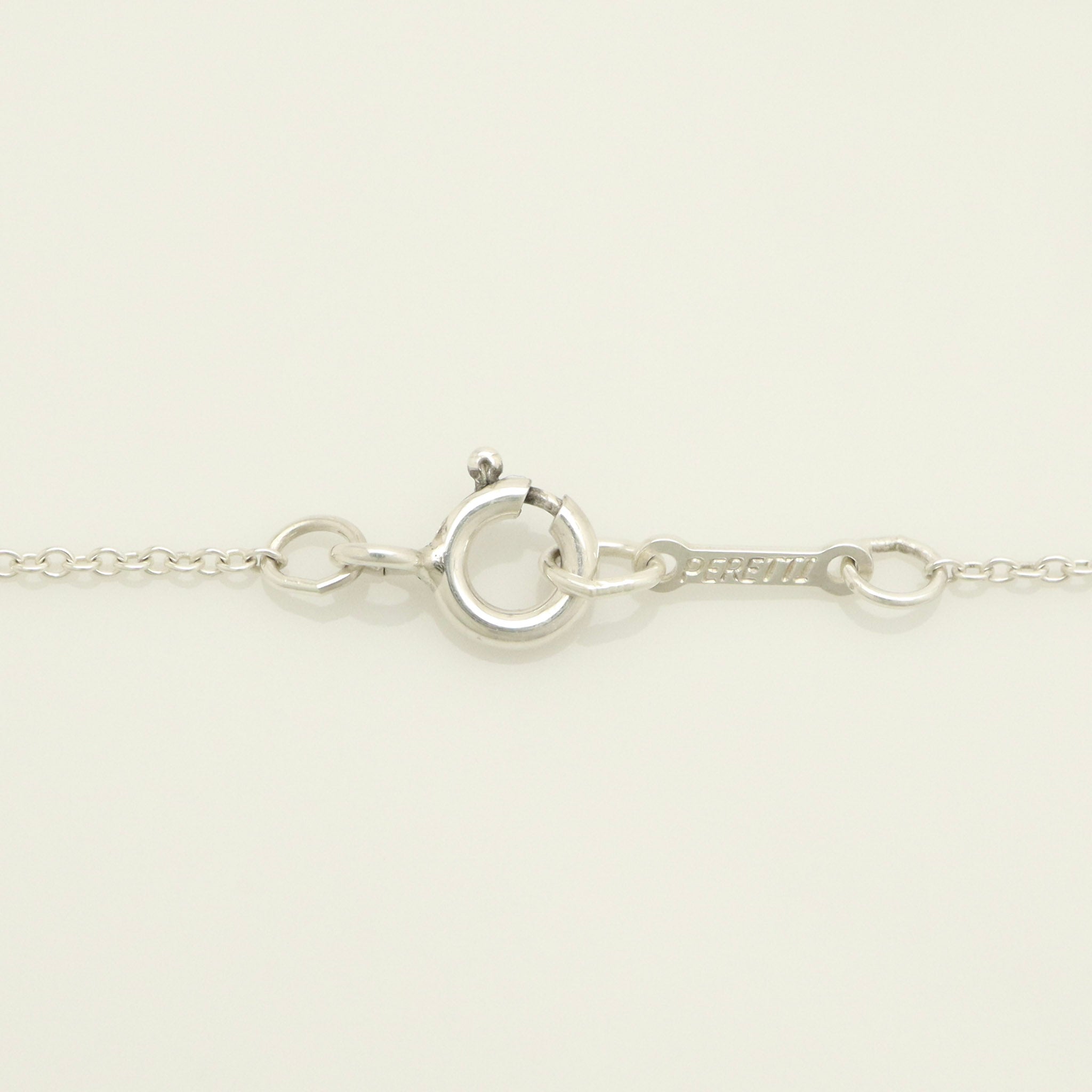 TIFFANY & Co. Open Cross Infinity Elsa Peretti Necklace  Sterling Silver 925