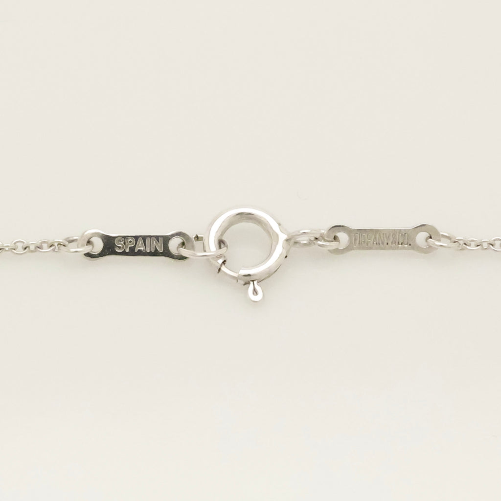 TIFFANY&Co. ノーツ レター T イニシャル  ネックレス AG925