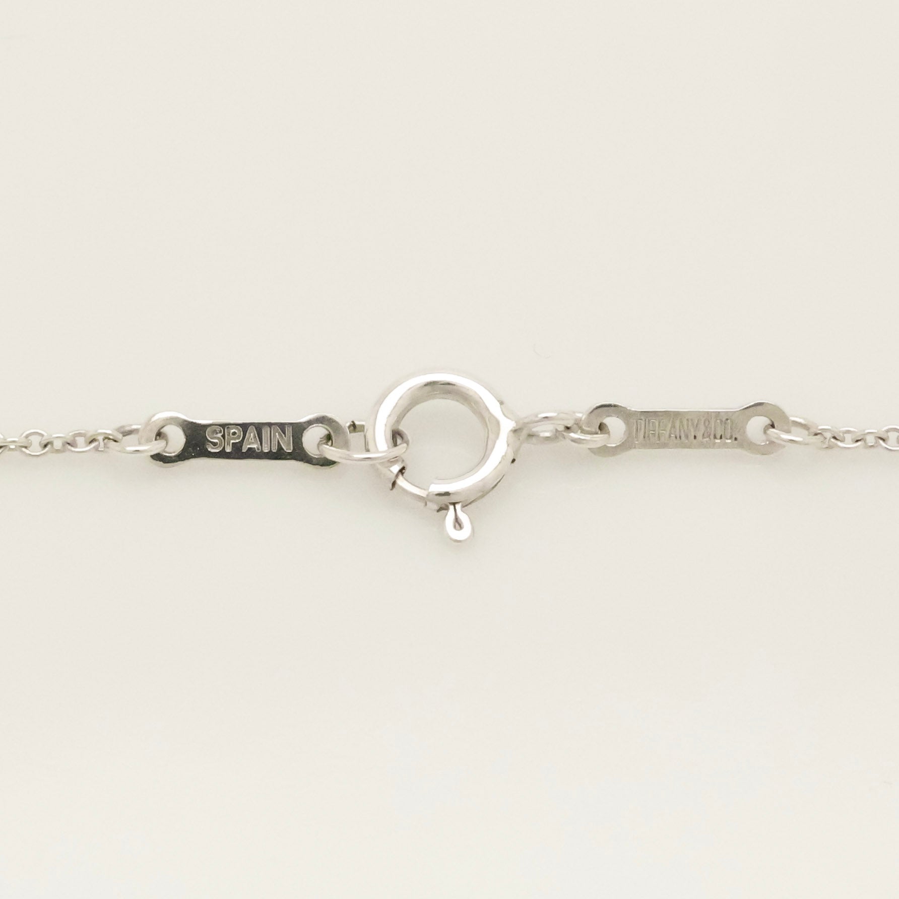 TIFFANY&Co. ノーツ レター T イニシャル  ネックレス AG925